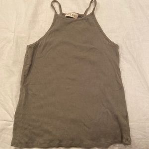 Green lizard thicket tank top